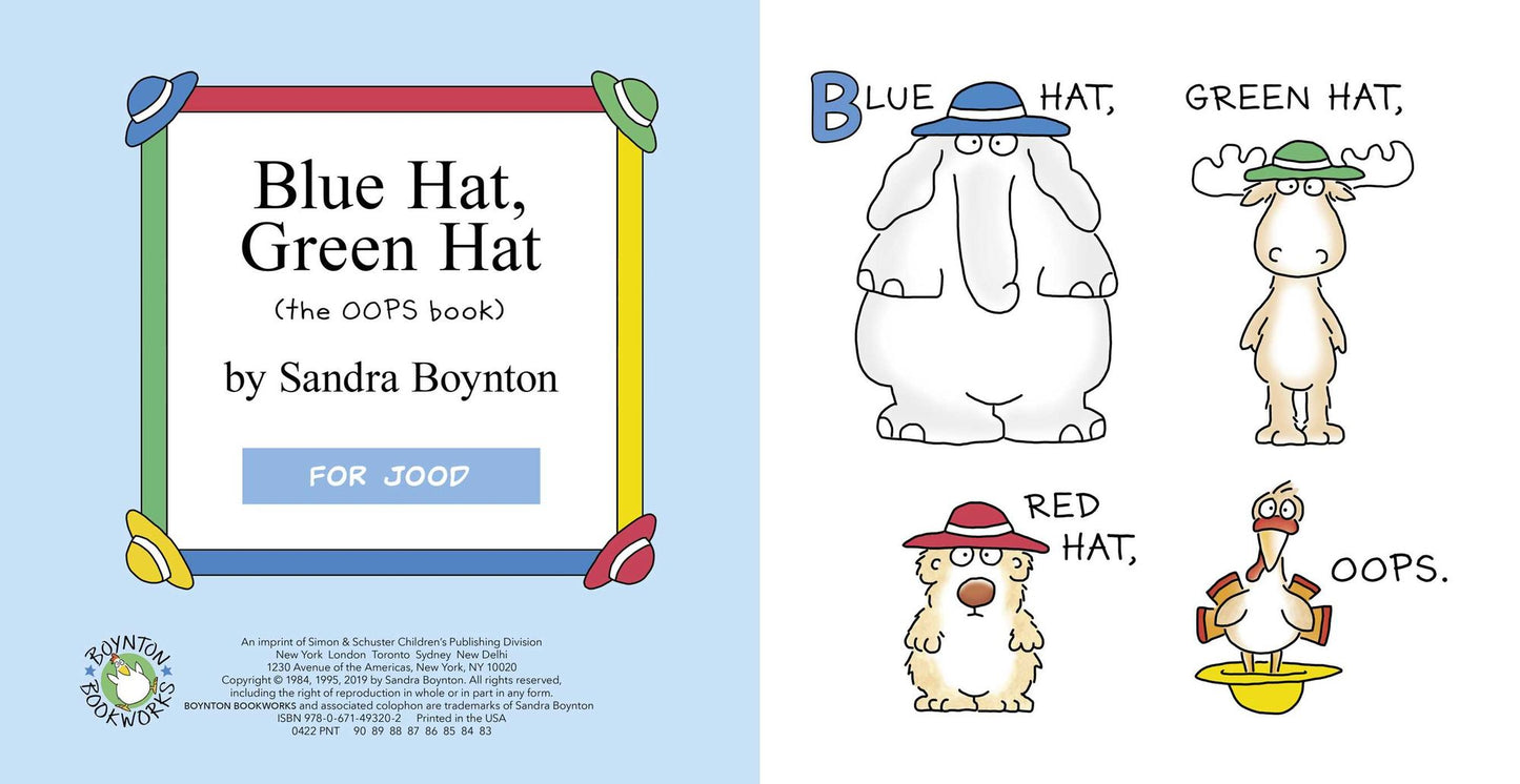Blue Hat, Green Hat