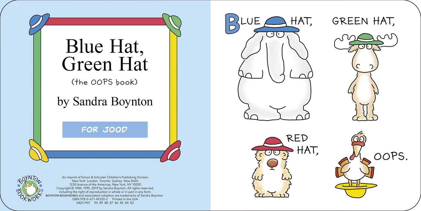Blue Hat, Green Hat