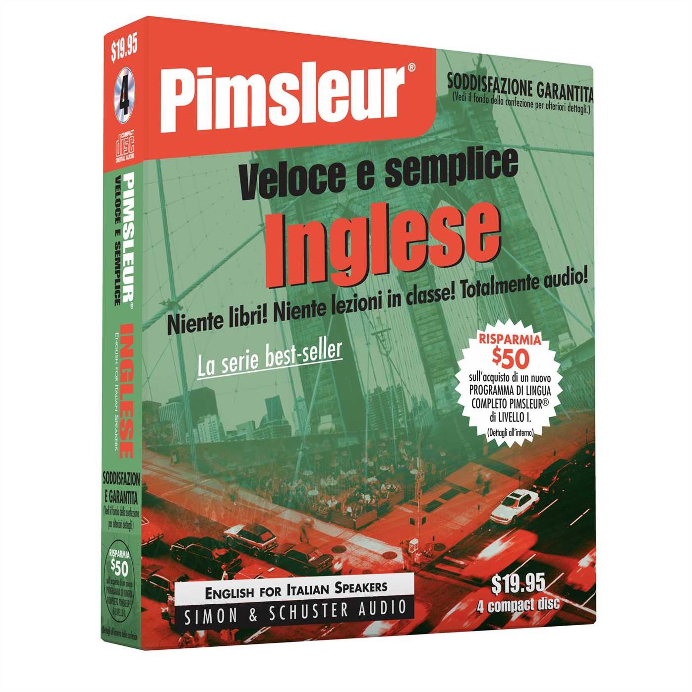 Pimsleur Veloce e Semplice Inglese (Quick and Simple English for Italian Speakers); Audio CD