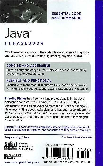 Java Phrasebook