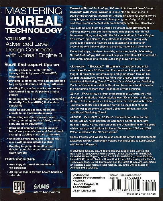 Mastering Unreal Technology, Volume II: Advanced Level Design Concepts with Unreal Engine 3