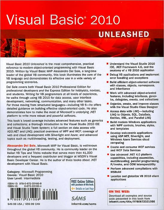 Visual Basic 2010 Unleashed
