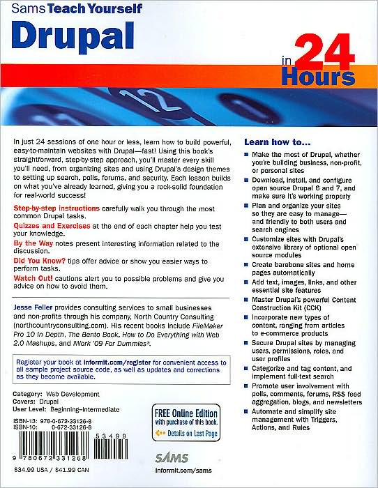 Sams Teach Yourself Drupal in 24 Hours