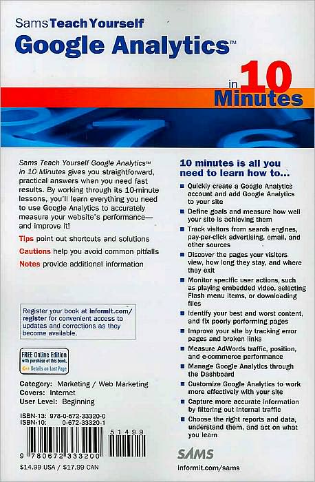 Sams Teach Yourself Google Analytics in 10 Minutes