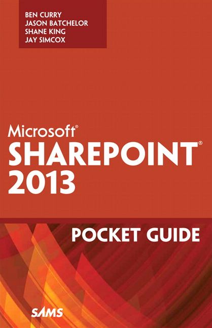 Microsoft SharePoint 2013 Pocket Guide