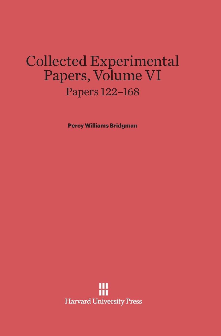 Collected Experimental Papers, Volume VI: Papers 122-168