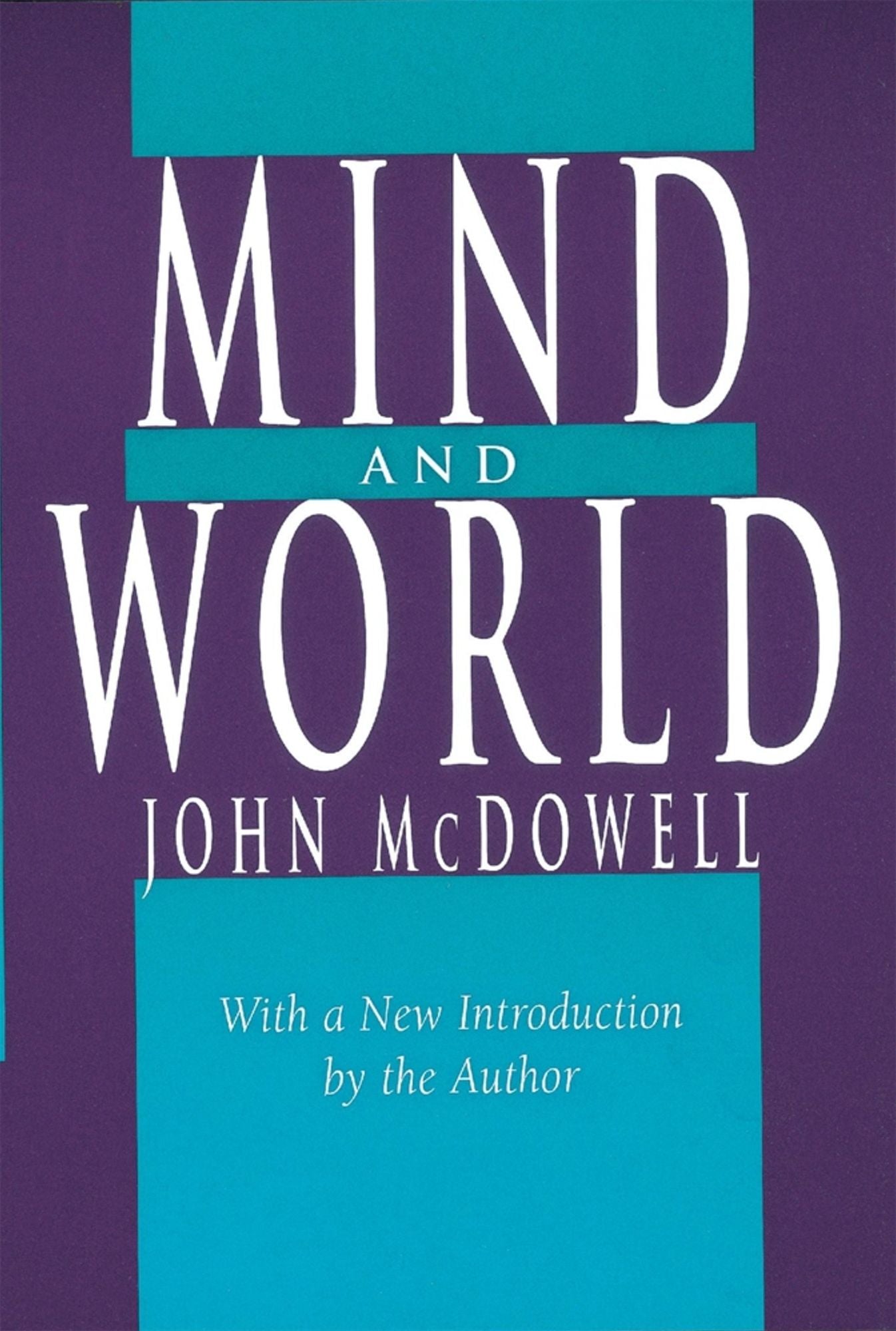 Mind and World: With a New Introduction by the Author