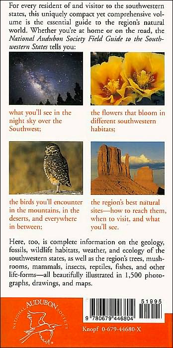 National Audubon Society Field Guide to the Southwestern States: Arizona, New Mexico, Nevada, Utah