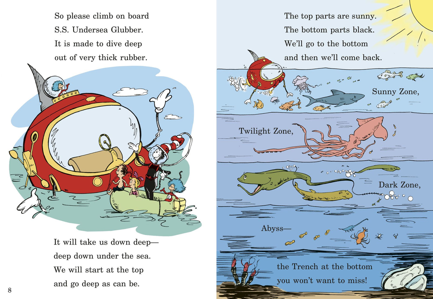 Wish for a Fish: All About Sea Creatures (Cat in the Hat's Learning Library Series)