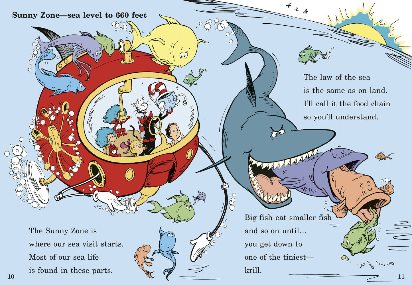Wish for a Fish: All About Sea Creatures (Cat in the Hat's Learning Library Series)