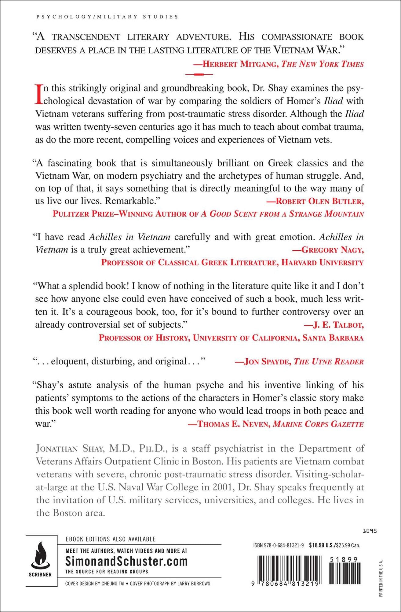 Achilles in Vietnam: Combat Trauma and the Undoing of Character