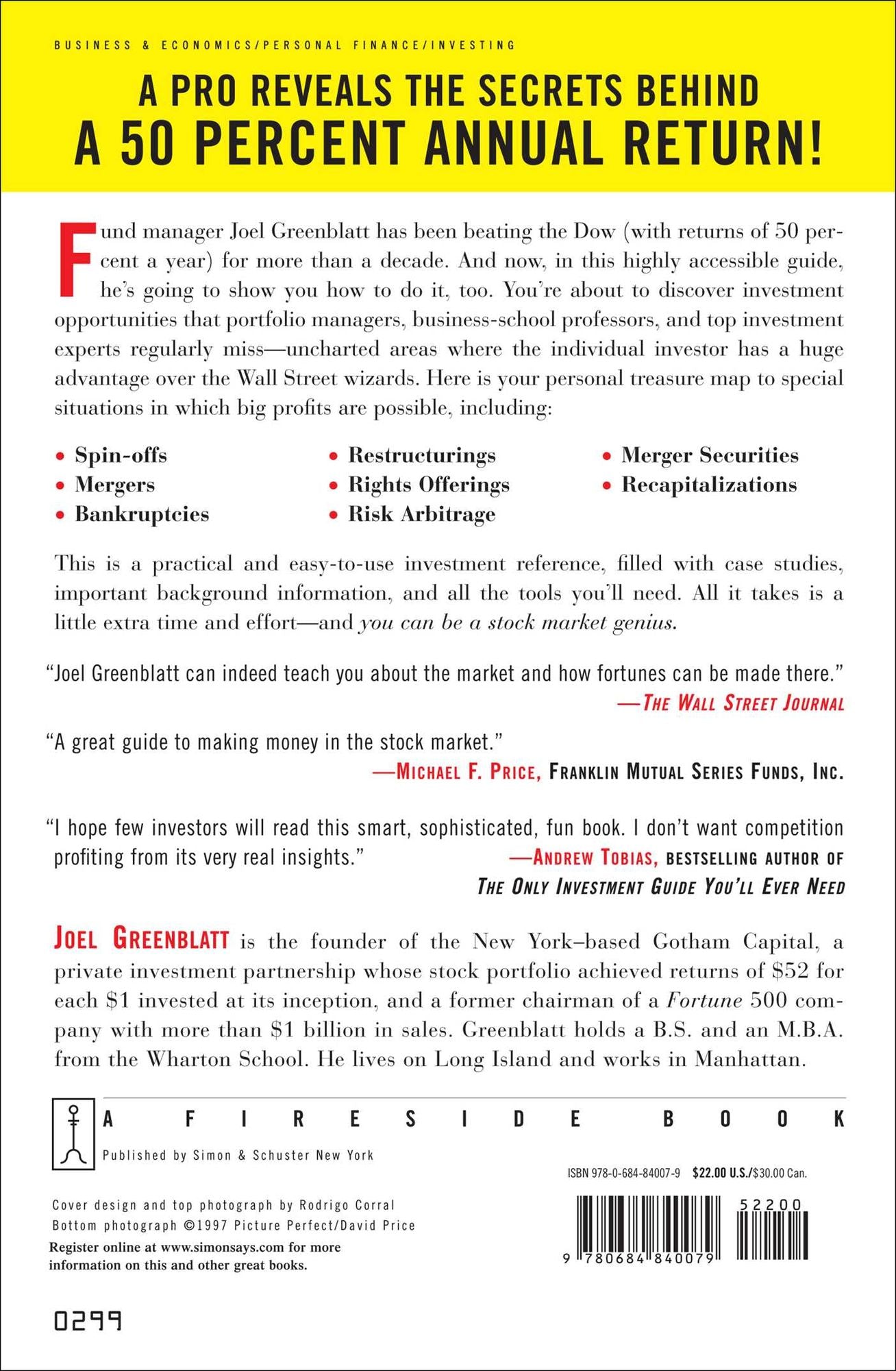 You Can Be a Stock Market Genius: Uncover the Secret Hiding Places of Stock Market Profits