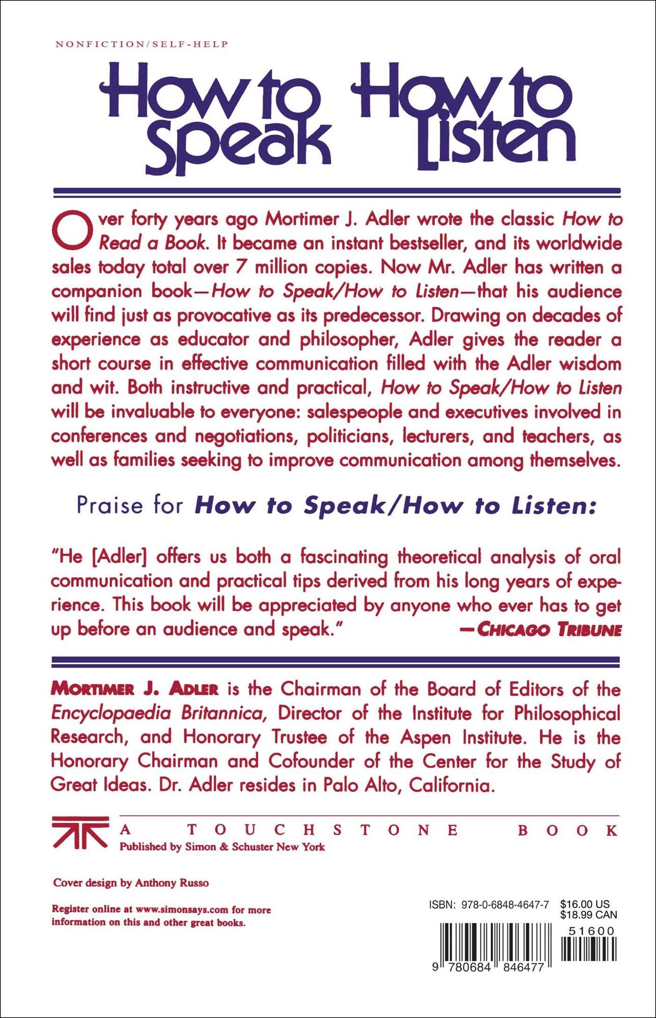 How to Speak How to Listen