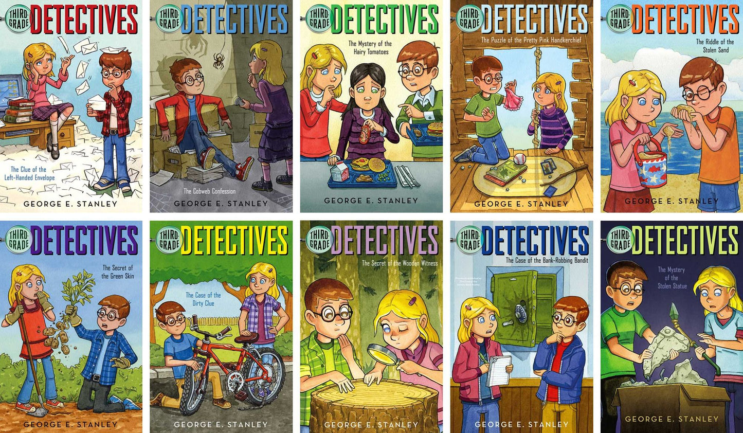 Puzzle of the Pretty Pink Handkerchief: Ready-for-Chapters (Third-Grade Detectives #2)
