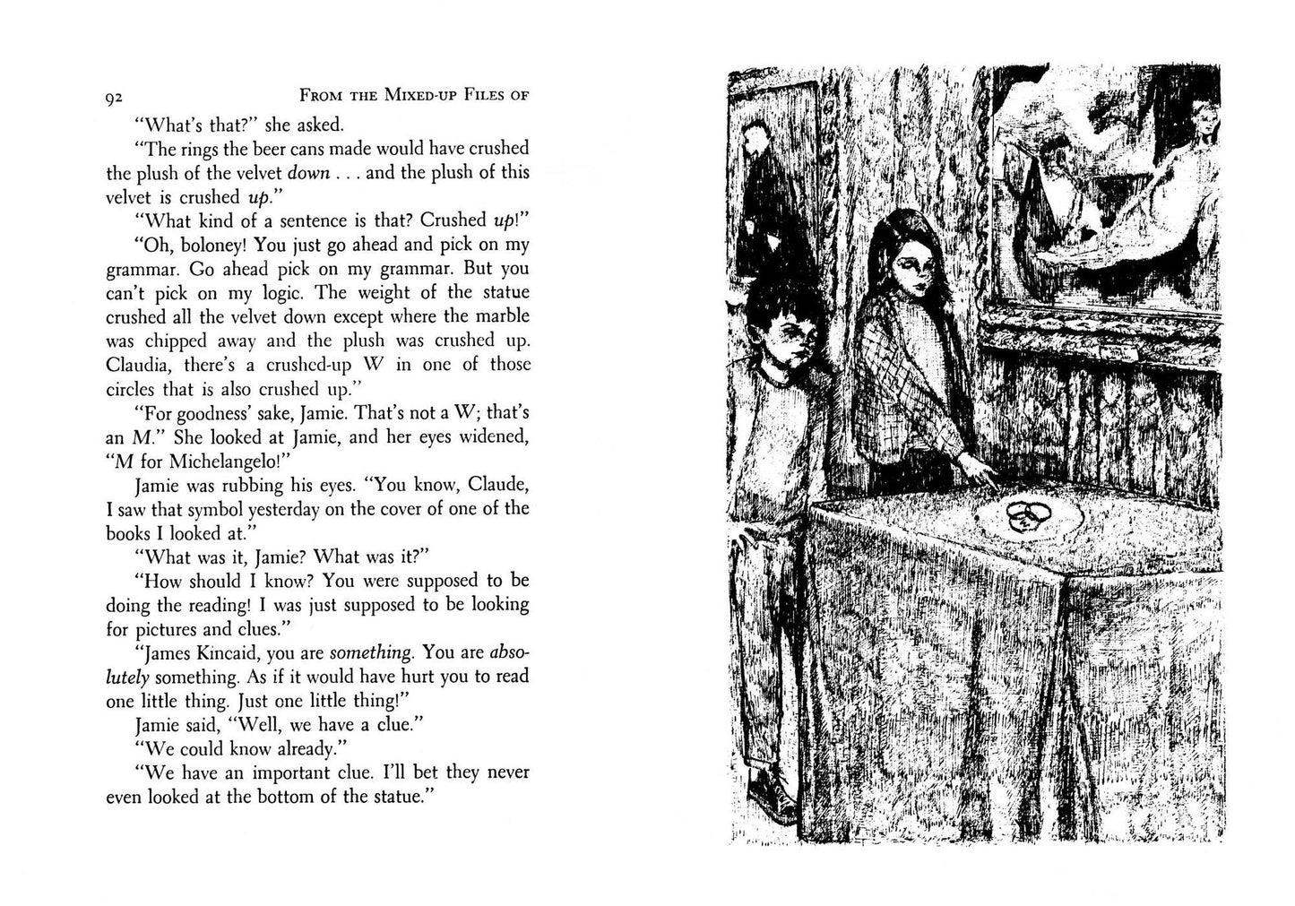 From the Mixed-Up Files of Mrs. Basil E. Frankweiler