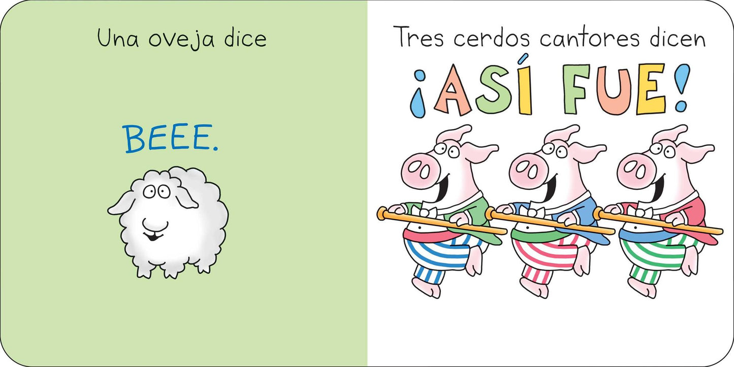 Muu. Bee. ¡Así fue! (Moo, Baa, La La La!)