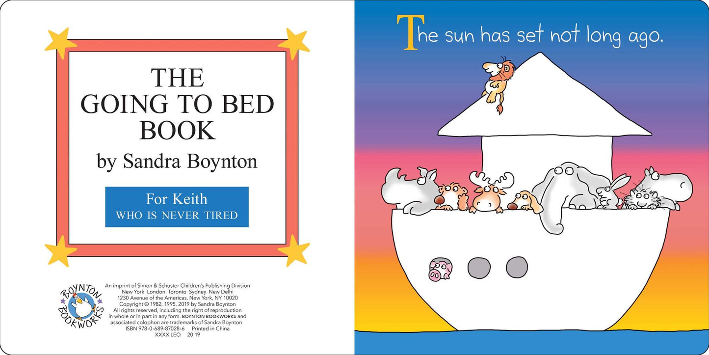 The Going to Bed Book