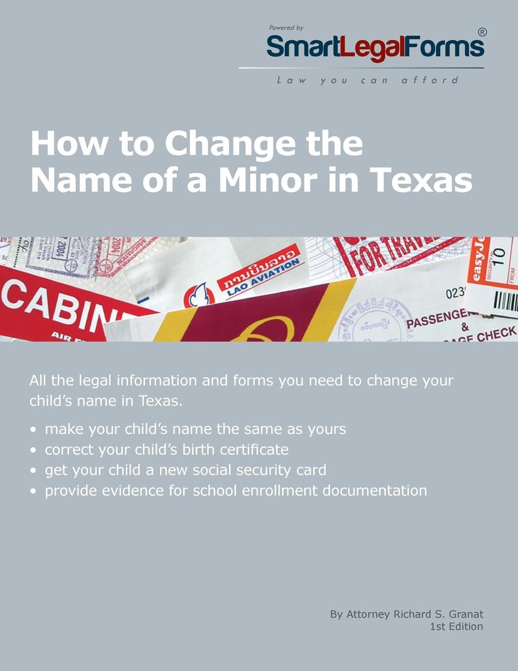 How to Change the Name of a Minor in Texas: All of the forms and instructions you need to change the name of a minor in Texas.