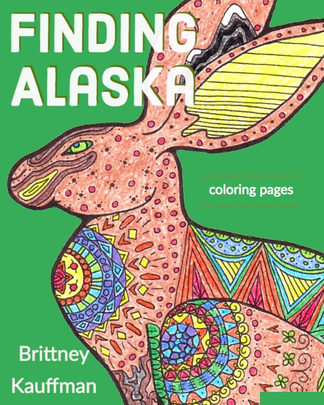 Finding Alaska: Artistic Images of Land Creatures... to Color!