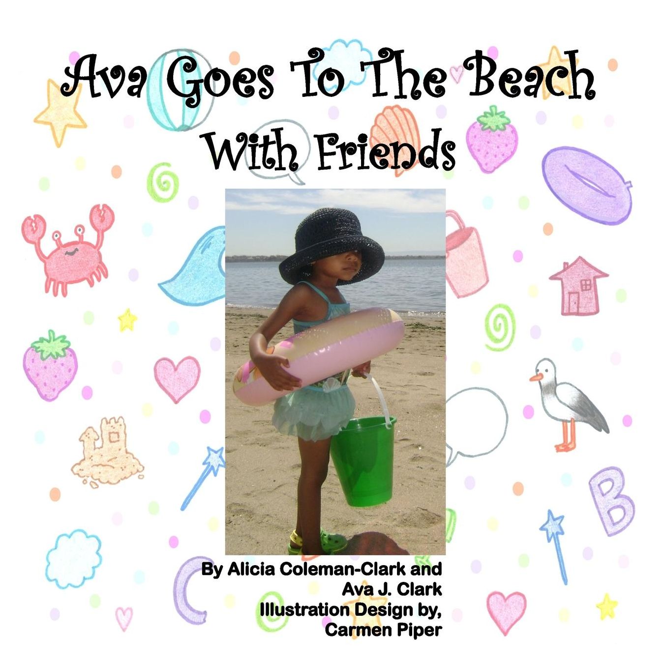 Ava Goes to the Beach with Friends