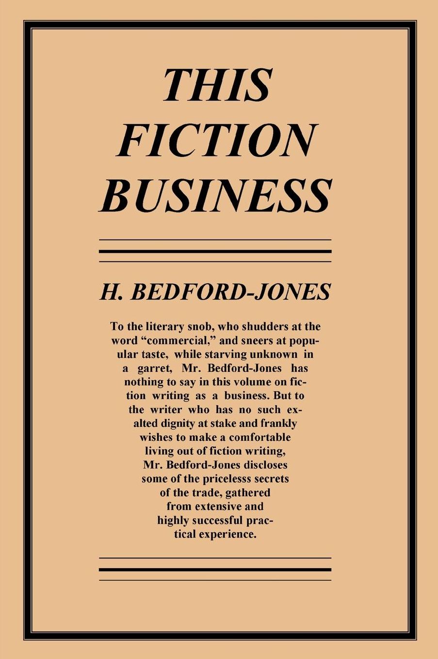 This Fiction Business