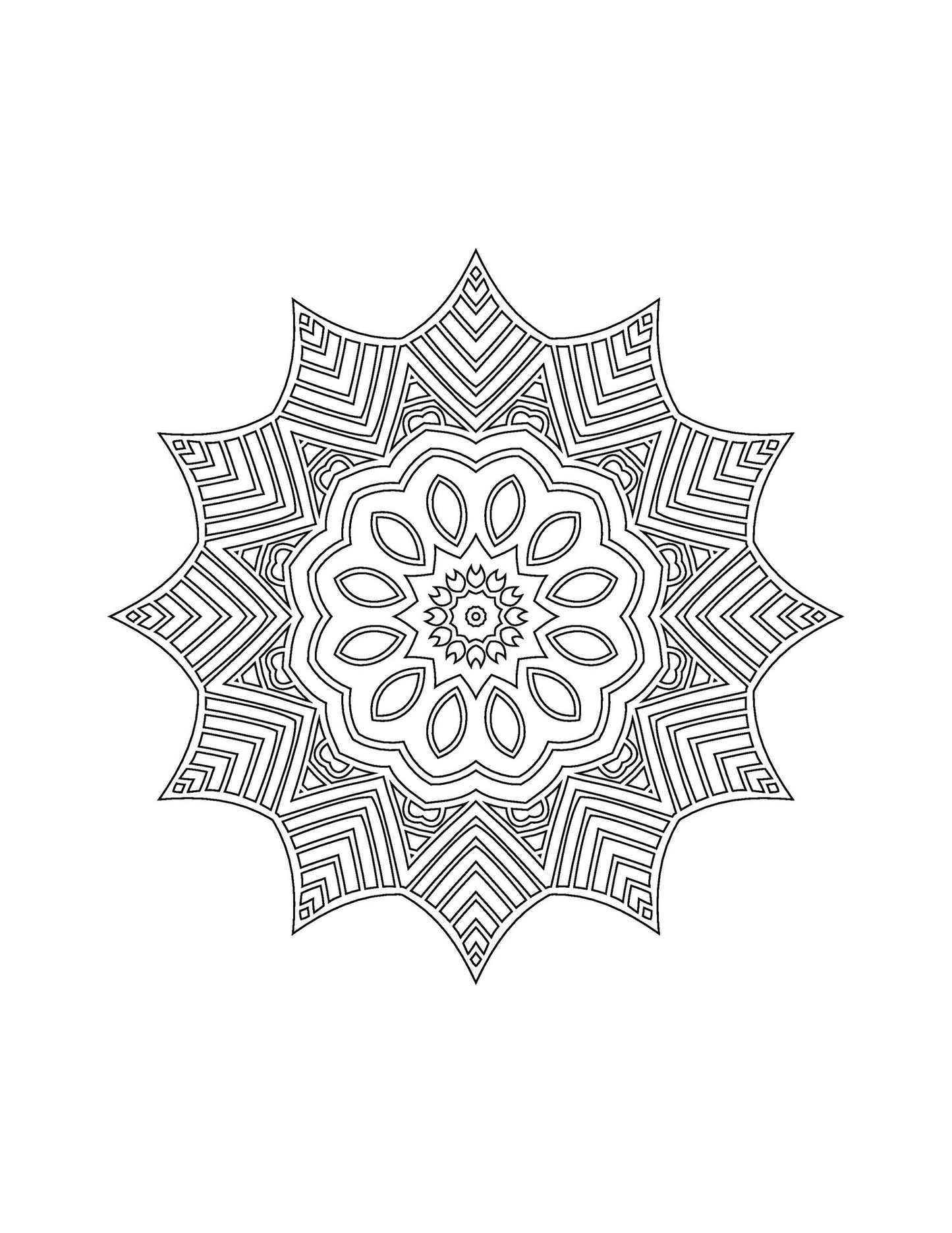 Mandala Coloring Book: For All Ages
