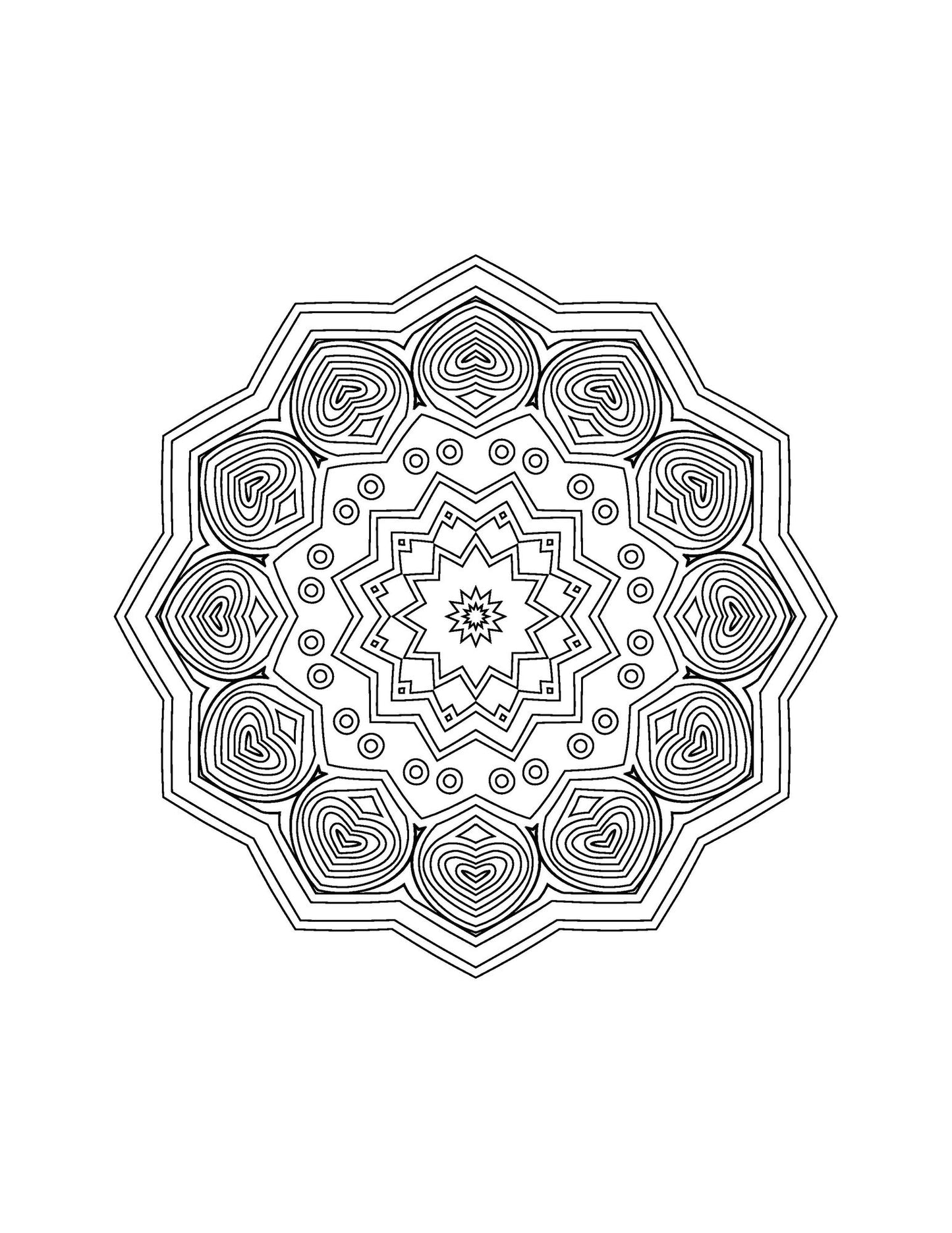 Mandala Coloring Book: For All Ages