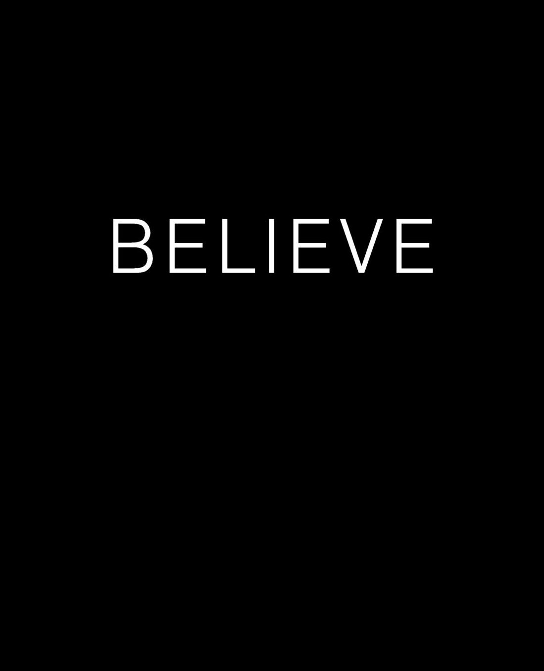 Believe Journal (Blank/Lined)