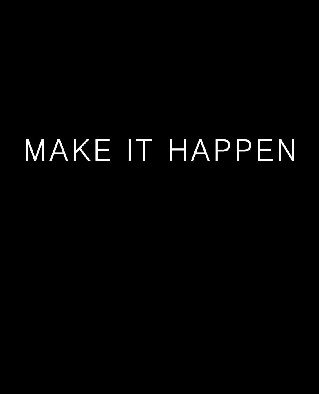 Make It Happen Journal (Blank/Lined)