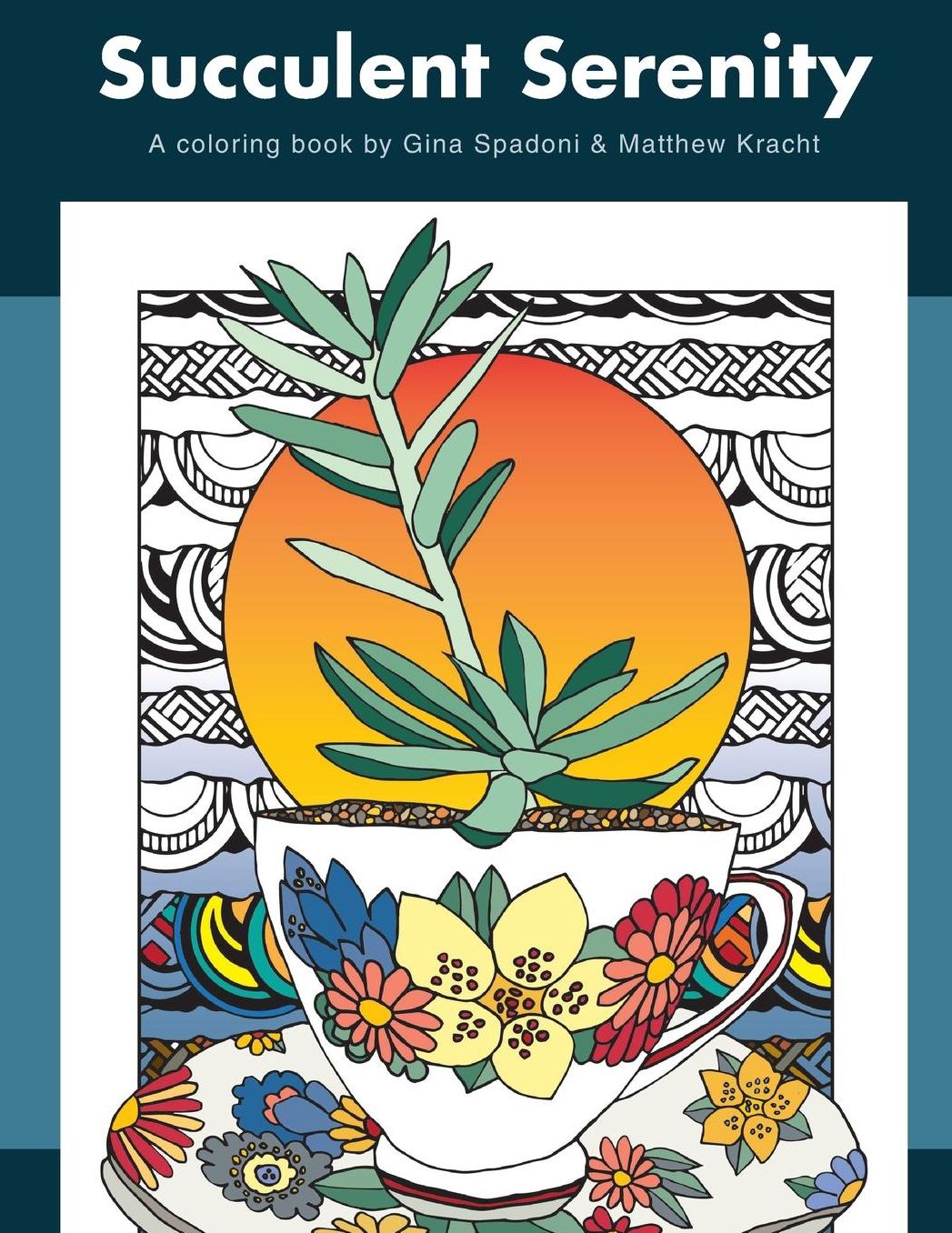 Succulent Serenity: A Coloring Book