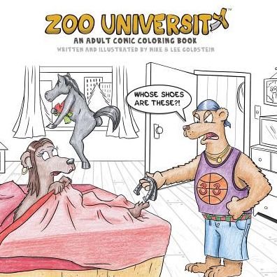 Zoo University: An Adult Comic Coloring Book