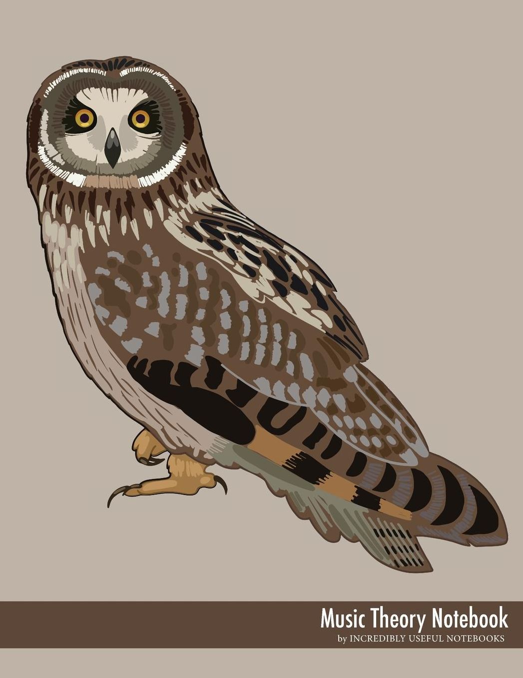 Music Theory Notebook (Owl Edition): for musicians, composers, students, and educators