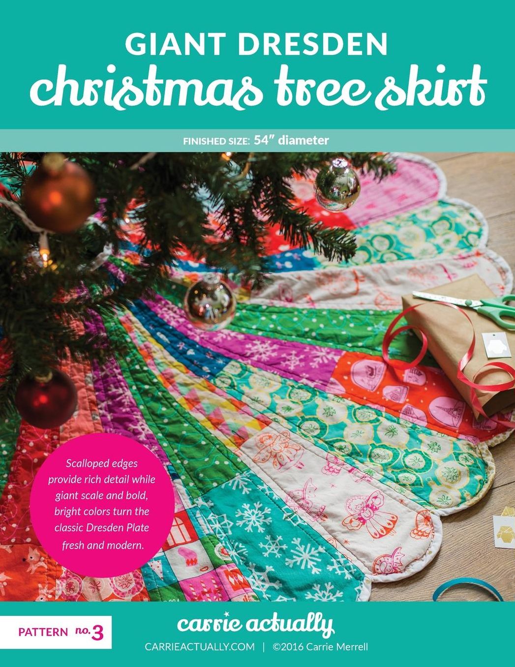 Giant Dresden Christmas Tree Skirt