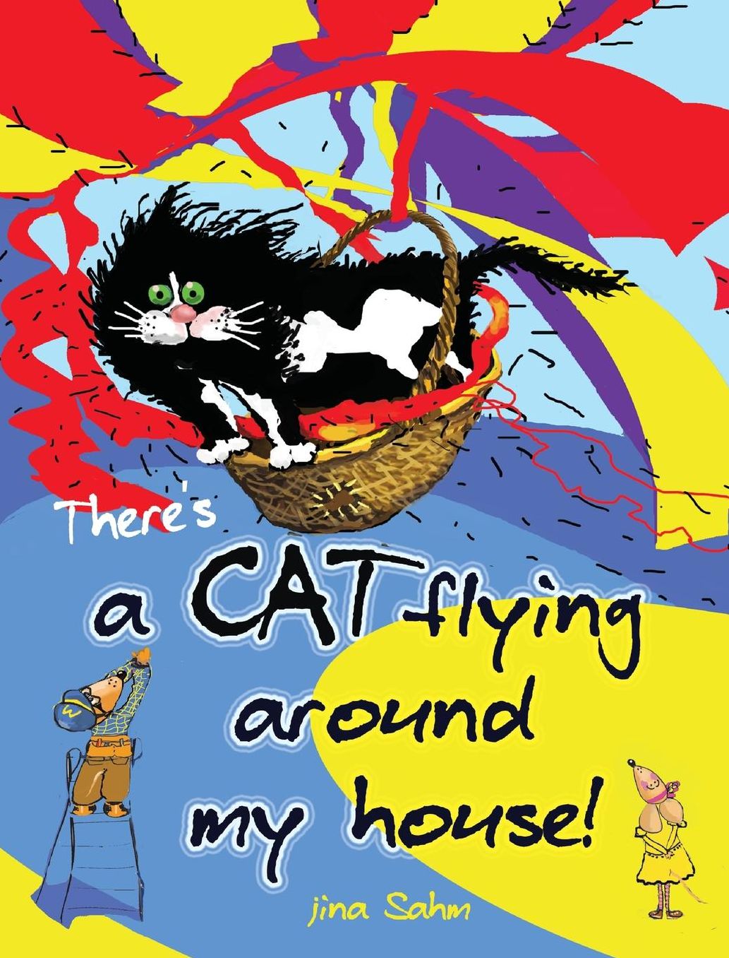 There's a cat flying around my house!