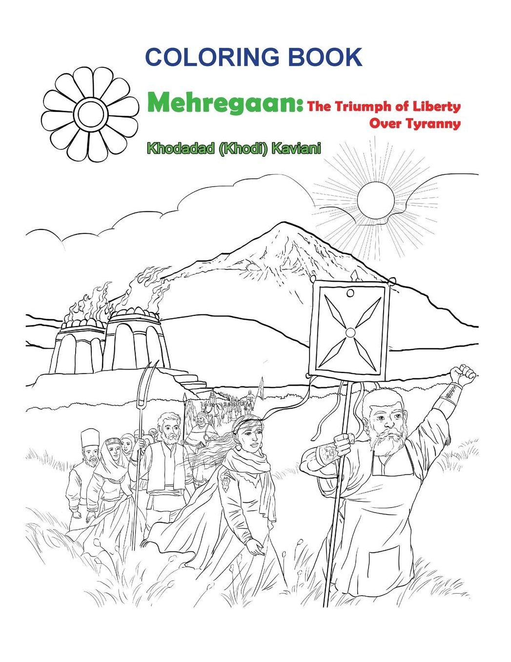 Coloring Book Mehregaan: The Triumph of Liberty over Tyranny