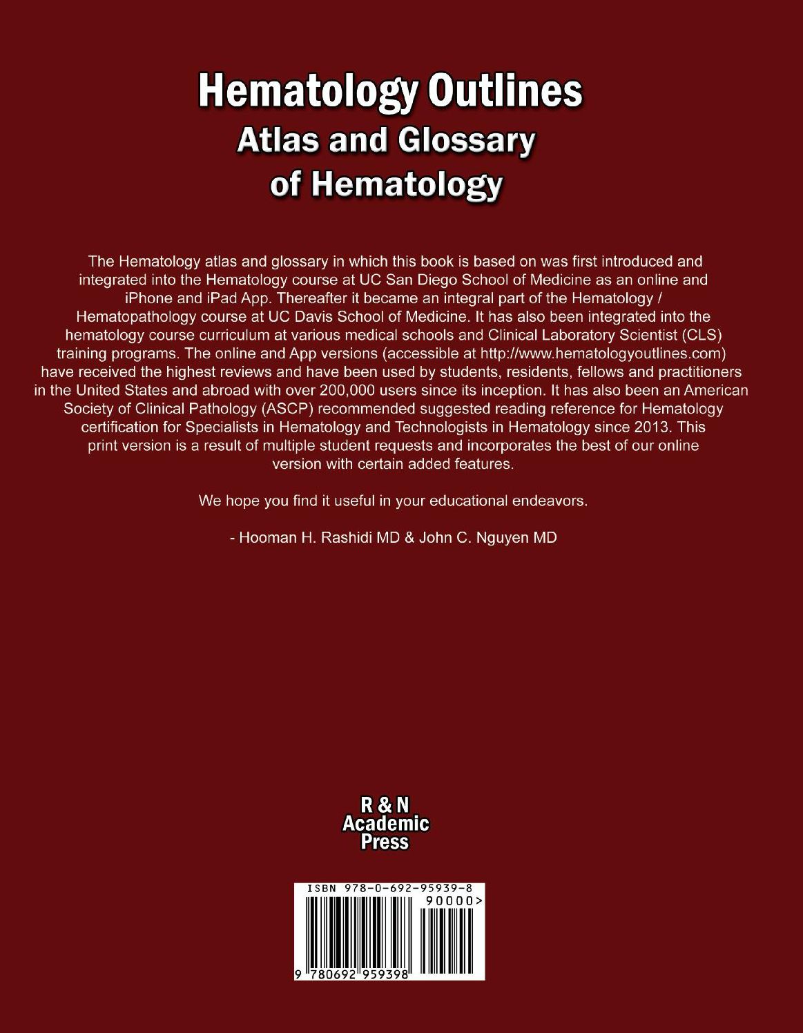 Hematology Outlines: Atlas and Glossary of Hematology