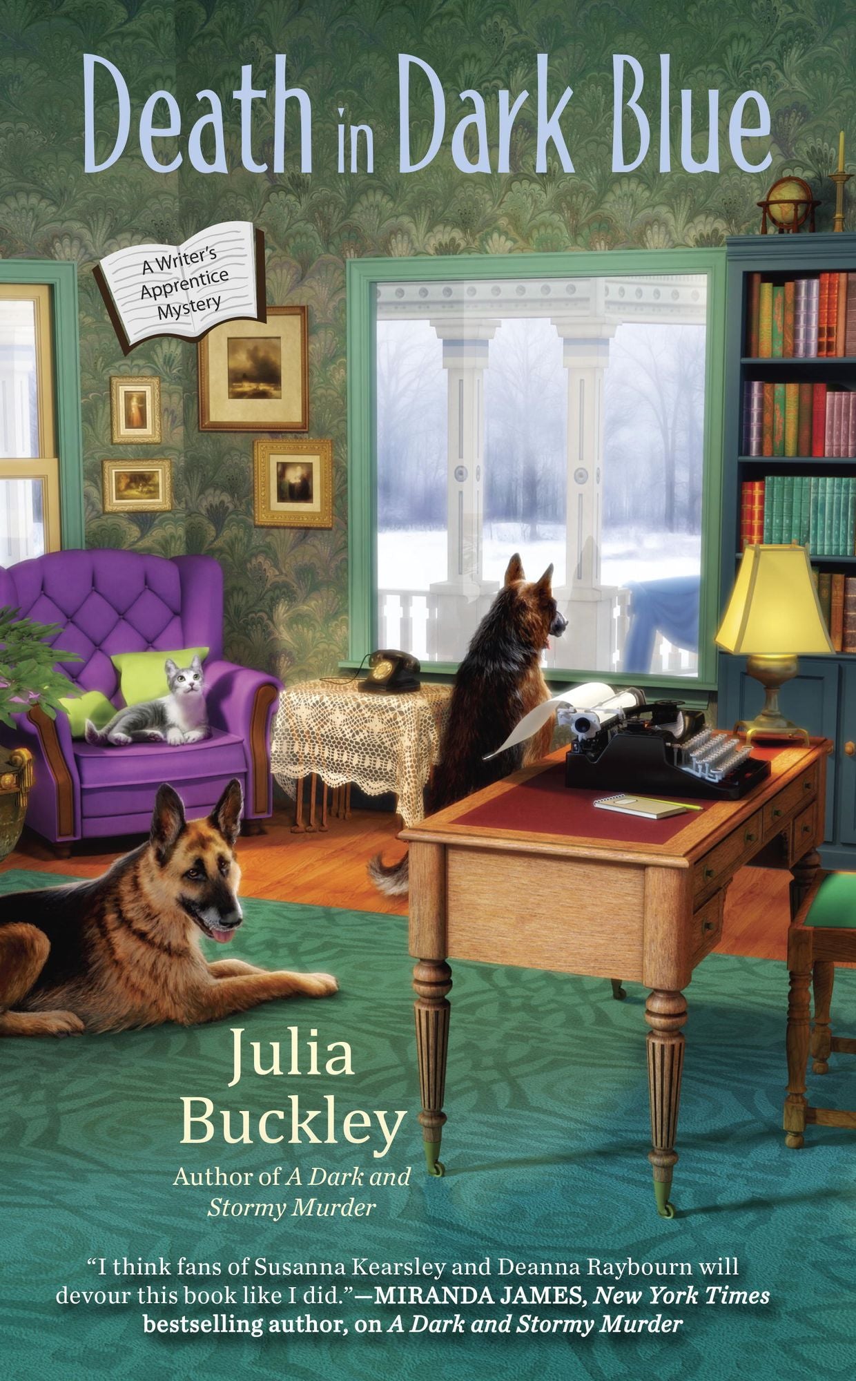 Death in Dark Blue (Writer's Apprentice Mystery #2)