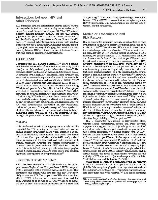 Manson's Tropical Diseases