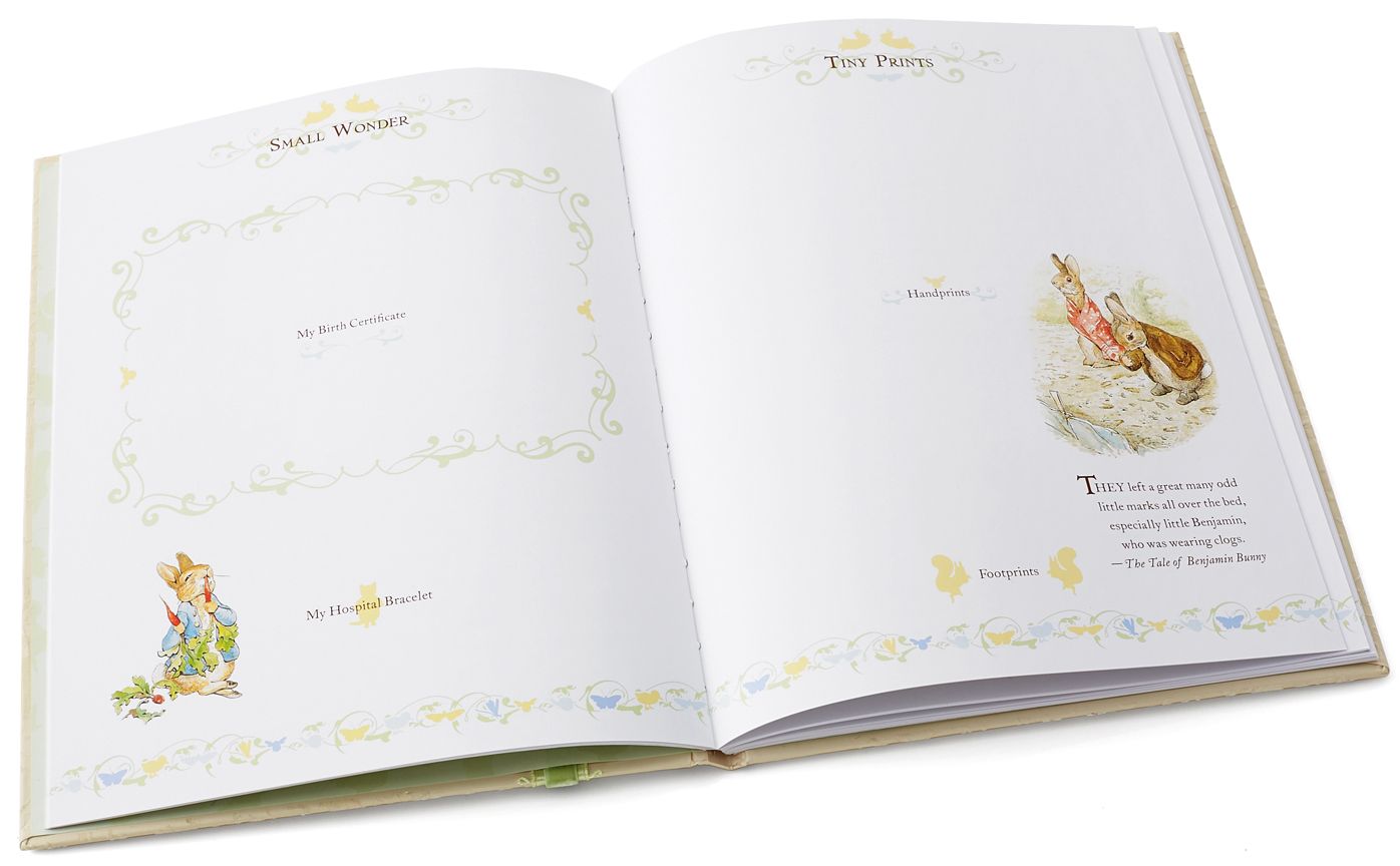 Peter Rabbit Flocked Memory Book (13" x 10")