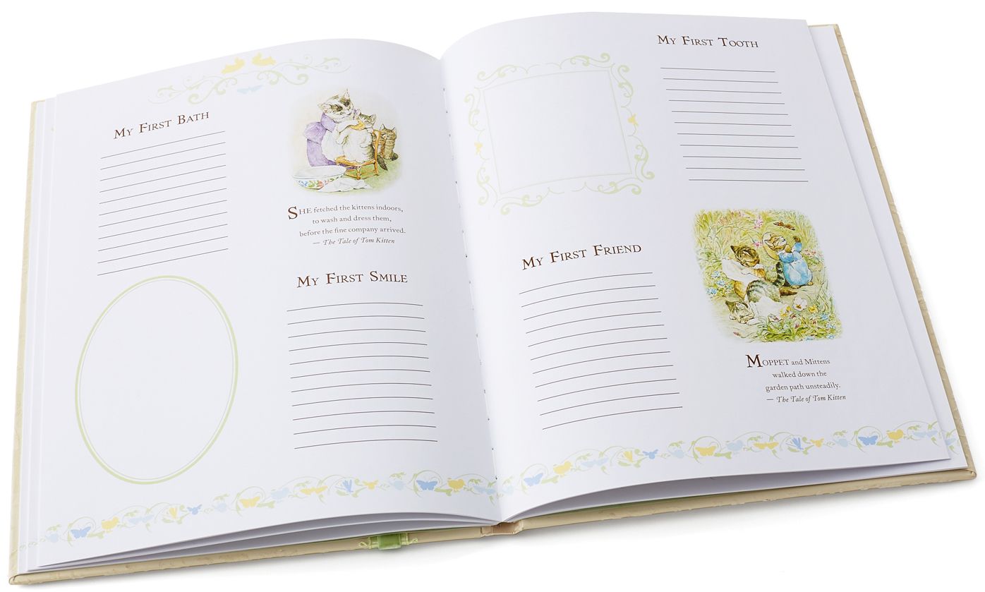 Peter Rabbit Flocked Memory Book (13" x 10")