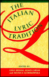 Italian Lyric Tradition: Essays in Honour of F. J. Jones