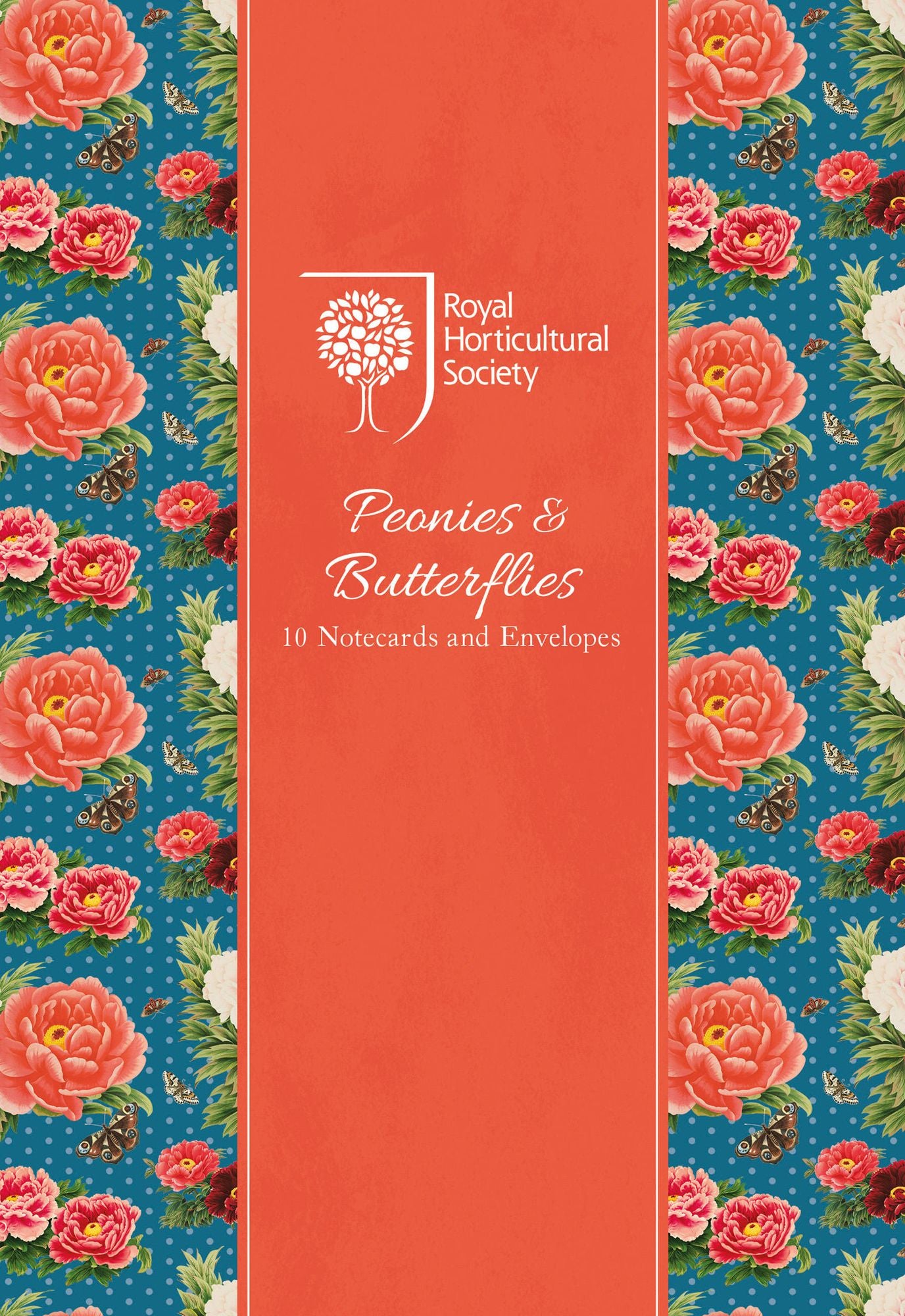 RHS Peonies and Butterflies Notecard Wallet: 10 Notecards and Envelopes