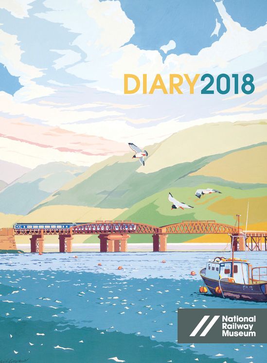 2018 National Railway Museum Desk Diary