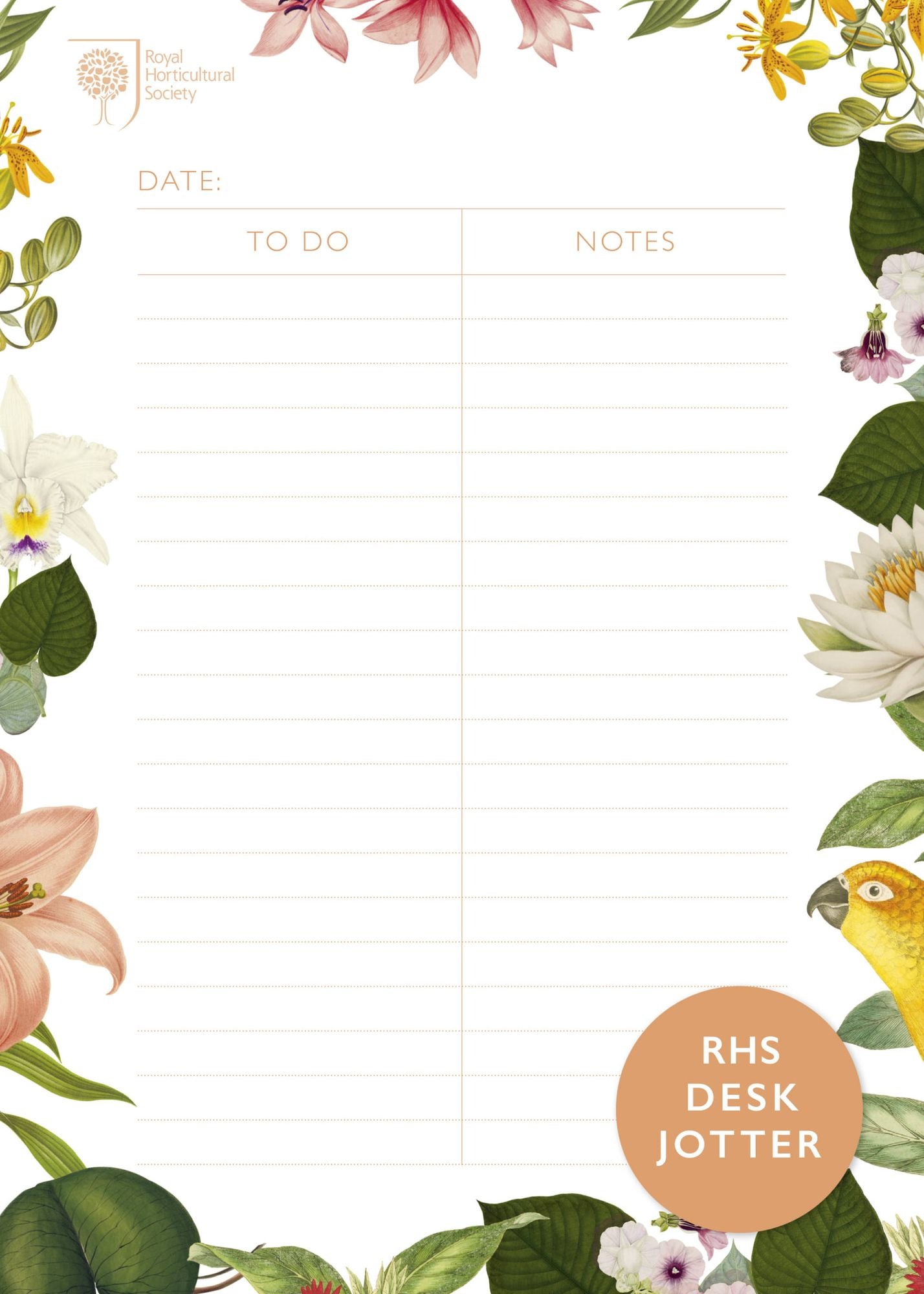 RHS Desk Jotter