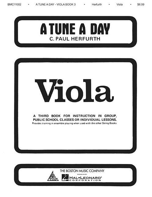 A Tune a Day - Viola: Book 3