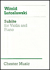 Subito: For Violin and Piano