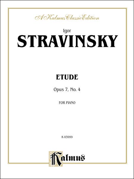 Etude, Op. 7, No. 4: Sheet