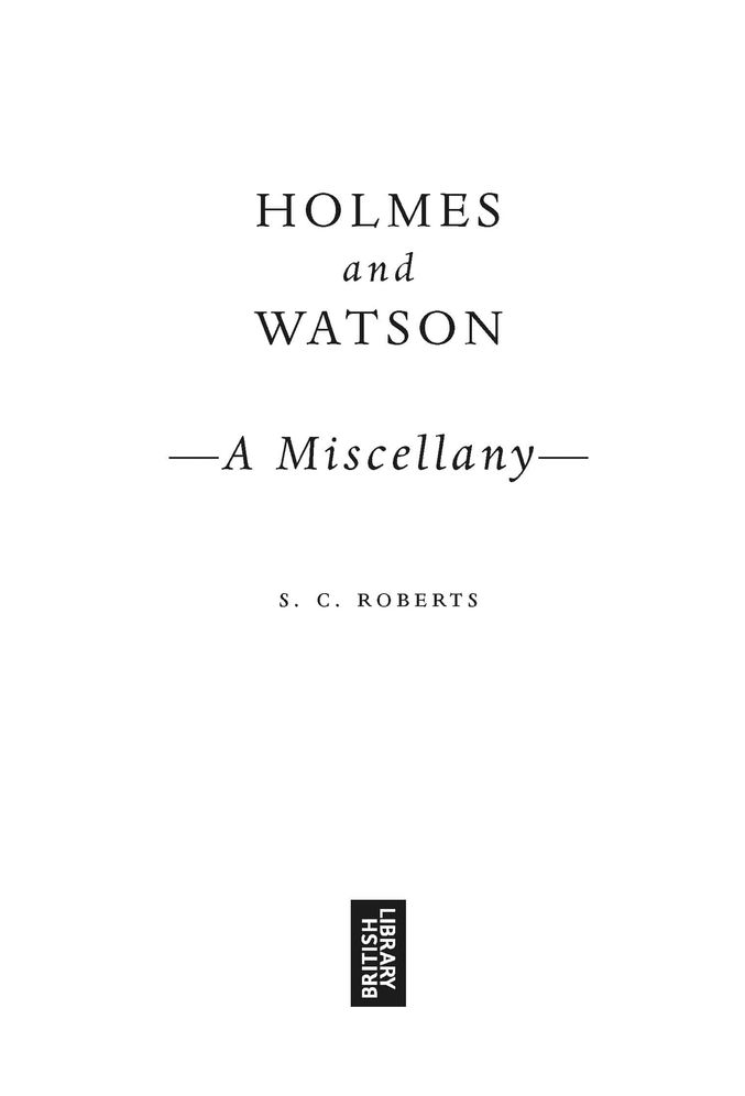 Holmes & Watson