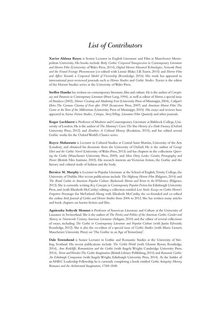 Horror: A Literary History