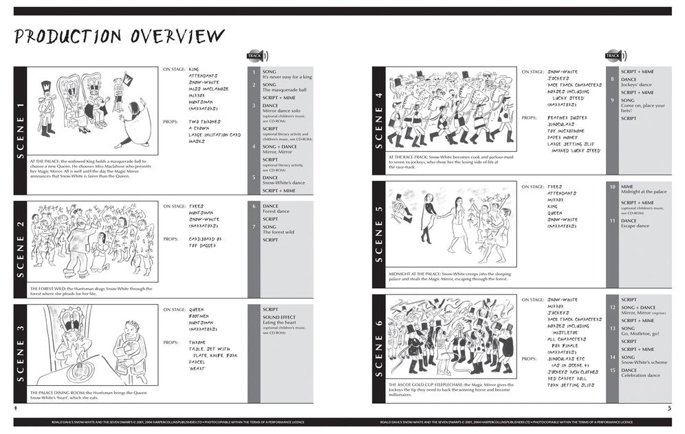 Roald Dahl's Snow-White and the Seven Dwarfs (Book + Download): A Glittering Galloping Musical